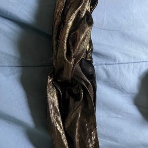 Zara gold head band worn once. Scent and odor free